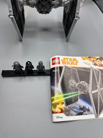 Lego Set - 75211 - Star Wars - Imperial TIE Fighter Han Solo beschikbaar voor biedingen