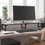 vidaXL Monitorstandaard 105x23x15,5 cm bewerkt hout grijs, Computers en Software, Overige Computers en Software, Verzenden, Nieuw