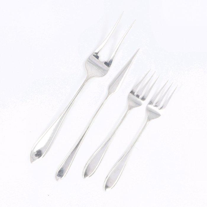 Vlees- & Zuurvork - Taartprikker - Hollands puntfilet -, Antiek en Kunst, Antiek | Goud en Zilver