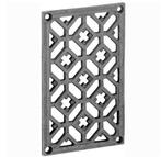 Luchtrooster Versailles 16x10cm ijzer blank, Doe-het-zelf en Verbouw, Ophalen of Verzenden, Nieuw