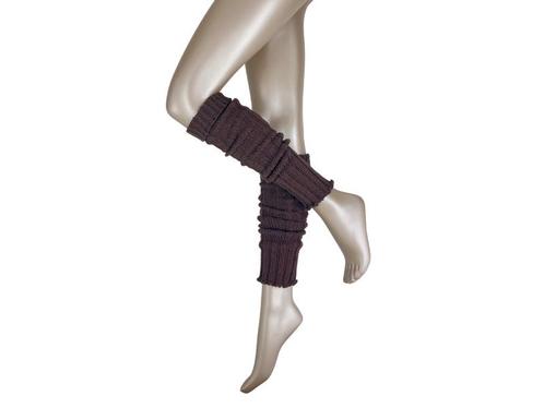 Dames beenwarmer - Grof gebreid - Bruin, Kleding | Dames, Sokken en Kousen, Verzenden