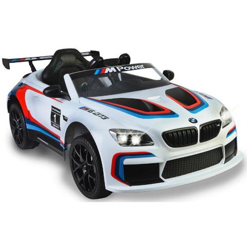 JAMARA elektrische kinderauto BMW M6 GT3 12V wit
