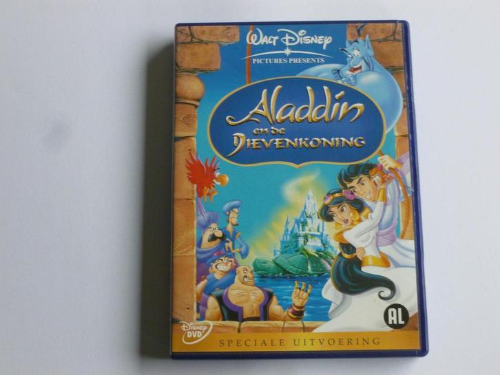 Aladdin en de Dievenkoning (DVD) speciale uitvoering, Cd's en Dvd's, Dvd's | Kinderen en Jeugd, Zo goed als nieuw, Verzenden