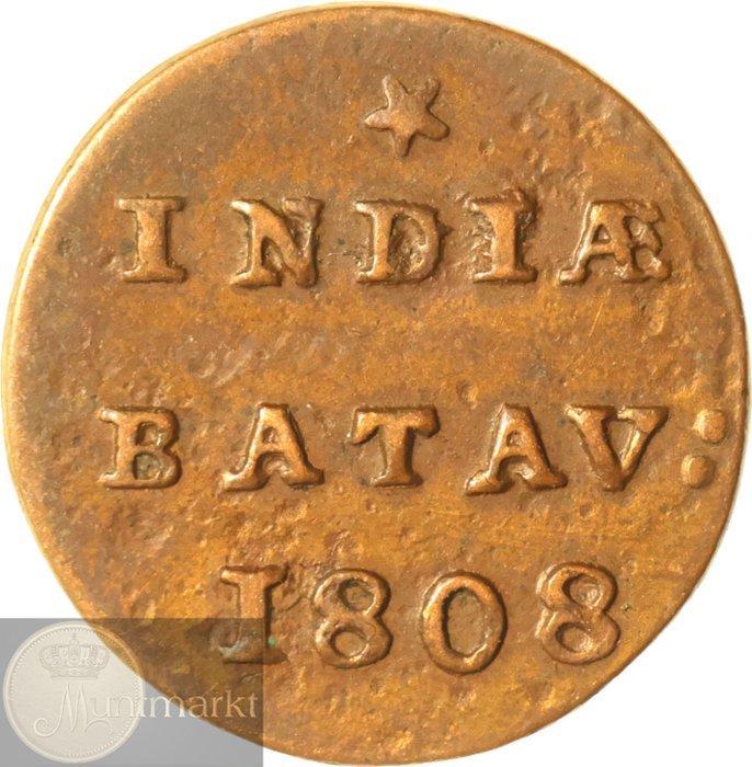 Nederlands-Indië. Willem I. Lot van 20 stuks halve duit t/m, Postzegels en Munten, Munten | Nederland