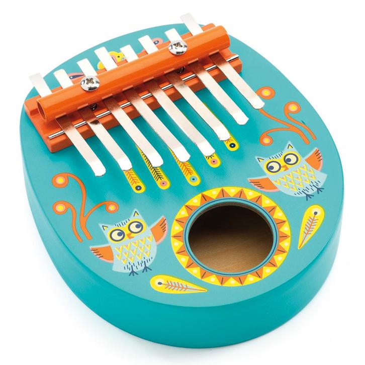 Djeco muziekinstrument kalimba - FS van €20,99 voor €16,79, Kinderen en Baby's, Speelgoed | Educatief en Creatief, Ophalen of Verzenden