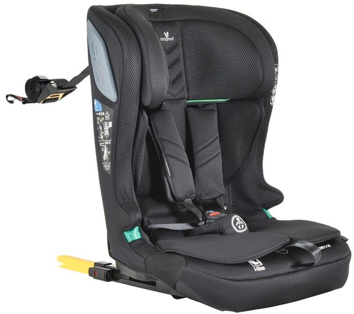 Cangaroo I-Drive Phantom Black 76-150 cm i-Size Autostoel, Kinderen en Baby's, Autostoeltjes, Nieuw, Isofix, 9 t/m 36 kg, Verzenden