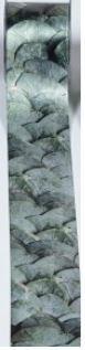 Bedrukt lint greenleaf 70mm 80 cm zwart opdruk eucalypthus, Ophalen of Verzenden, Nieuw