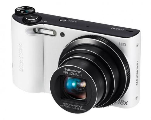 Samsung WB150 Digitale Compact Camera - Wit (In doos), Audio, Tv en Foto, Fotocamera's Digitaal, Zo goed als nieuw, Verzenden
