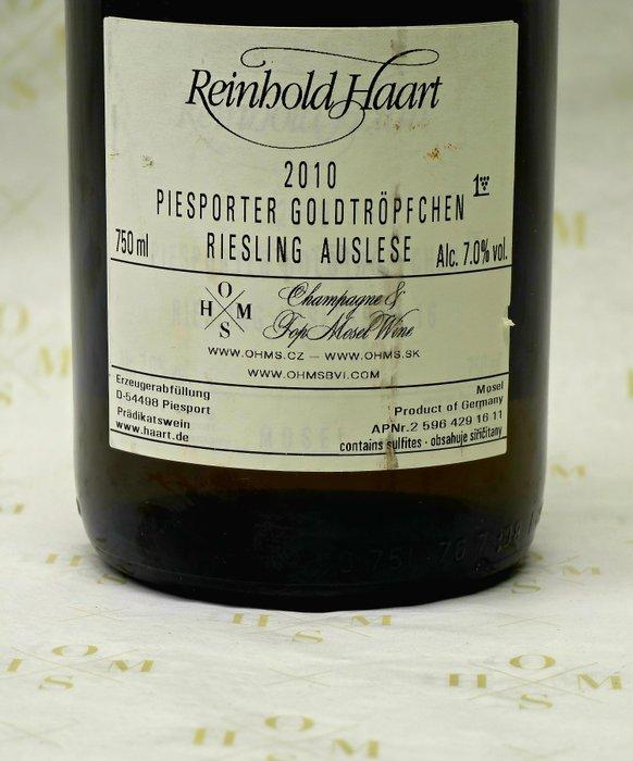 2010 Reinhold Haart Piesporter Goldtröpchen Riesling -, Verzamelen, Wijnen