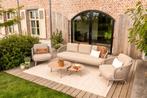 VDG Flow stoel/bank loungeset (5-delig) - Zand/Latte, Tuin en Terras, Tuinsets en Loungesets, Verzenden, Nieuw, Overige materialen