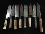 Set of 8 / Japanese Vintage Kitchen Knife - Keukenmes -, Antiek en Kunst