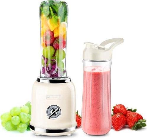 Tweedekans | KitchenApp - Retro Blender - Inclusief twee, Witgoed en Apparatuur, Blenders, Zo goed als nieuw, Ophalen of Verzenden