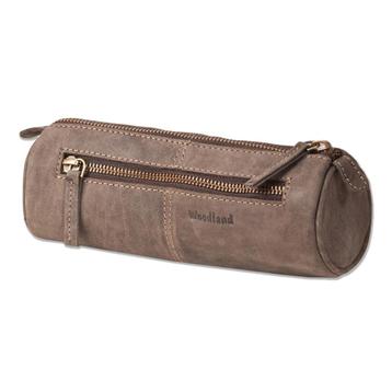 Woodland Luxe Leren Pennenetui Bruin beschikbaar voor biedingen