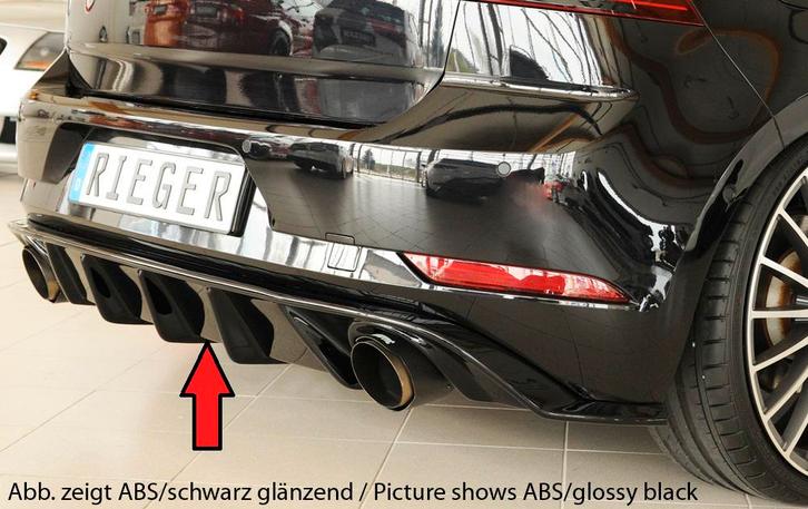 Rieger diffuser | Golf 7 GTI: 2017-2020 (vanaf Facelift) - 3, Auto-onderdelen, Carrosserie en Plaatwerk, Nieuw, Volkswagen, Verzenden