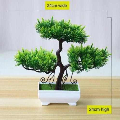 Kunst Bonsai Boom - Planten Nep Plant Plastic Decoratie, Huis en Inrichting, Woonaccessoires | Kunstplanten en Kunstbloemen, Nieuw
