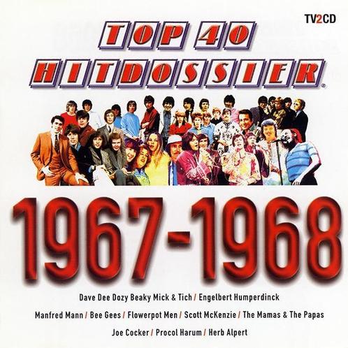 cd - Various - Top 40 Hitdossier 1967-1968, Cd's en Dvd's, Cd's | Overige Cd's, Zo goed als nieuw, Verzenden