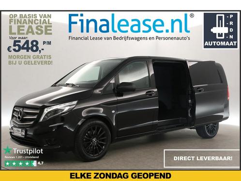 Mercedes-Benz Vito 119 CDI Extra Lang 191PK AUT LED €548pm, Auto's, Bestelauto's, Lease, Automaat, Diesel, Mercedes-Benz, Zwart