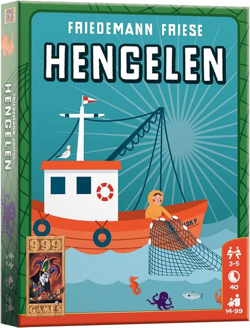 Hengelen - Kaartspel | 999 Games - Kaartspellen, Hobby en Vrije tijd, Gezelschapsspellen | Kaartspellen, Nieuw, Verzenden