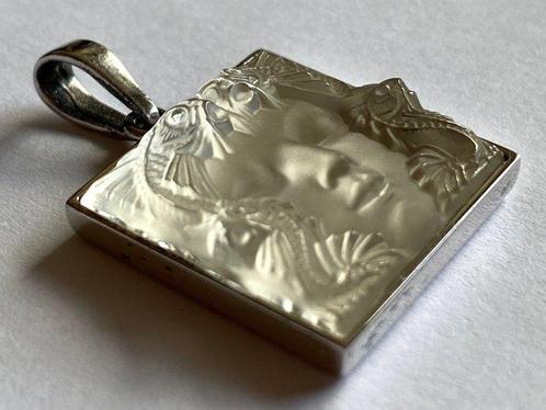 René Lalique - “Arethuse” (ingelijst) - 925. Plata, Cristal, Antiek en Kunst, Antiek | Glas en Kristal