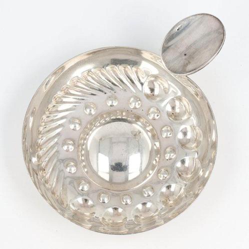 NO RESERVE H. Hooijkaas Tastevin - Wijnproefschaaltje - .835, Antiek en Kunst, Antiek | Goud en Zilver