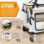 Reisbench hond - Draagtas hond - Transportbox - 50x34x34 cm-, Verzenden, Zo goed als nieuw