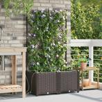 vidaXL Tuinplanten 1 pc Rooster met opslag Bruin 80 x 40 x, Tuin en Terras, Verzenden, Nieuw, Minder dan 60 cm, 60 cm of meer