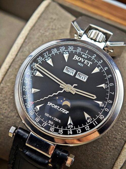 Bovet - Sportster Triple Calendar Moon Phase - QA0003 -, Sieraden, Tassen en Uiterlijk, Horloges | Heren