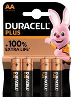 Duracell Batterij Plus Power AA/LR6 blister 4, Audio, Tv en Foto, Accu's en Batterijen, Ophalen of Verzenden, Nieuw
