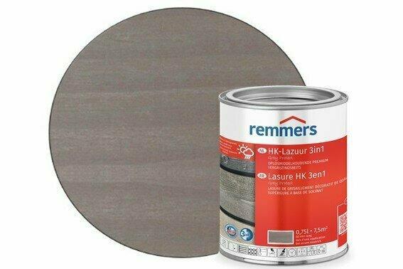 Remmers HK-lazuur | Grey Protect Toscanagrijs, Doe-het-zelf en Verbouw, Verf, Beits en Lak, Verzenden