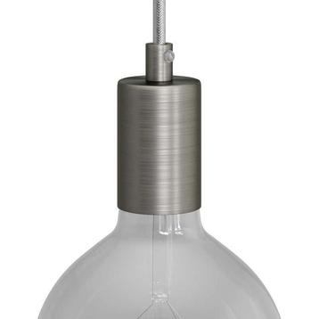 Fitting Geborsteld Titanium E27 met metalen trekontlaster beschikbaar voor biedingen