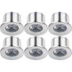 Voordeelpak LED Veranda Spot Verlichting 6 Pack - Velvalux -, Metaal of Aluminium, Nieuw, Ophalen of Verzenden, Led