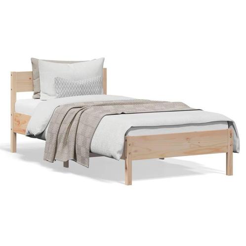Grenen Bedframe 90x190 - Retourdeal - 40% Korting!, Huis en Inrichting, Slaapkamer | Bedden, 90 cm, 190 cm of minder, Nieuw, Hout