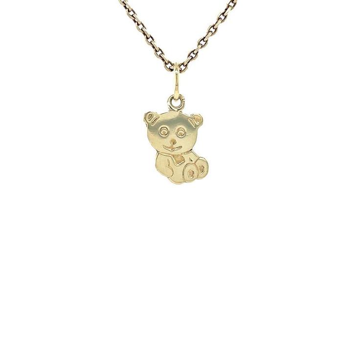 Gouden vintage beer hanger 14 krt, Sieraden, Tassen en Uiterlijk, Kettinghangers, Nieuw, Ophalen of Verzenden