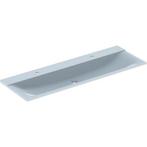 Geberit Xeno2 wastafel 140 cm 2 kraangaten zonder overloop,, Huis en Inrichting, Ophalen of Verzenden, Zo goed als nieuw