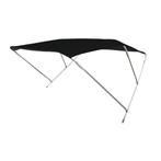 Biminitop Wilma 3 boog, Zwart-Breedte 110 x Hoogte 110 x L, Watersport en Boten, Ophalen of Verzenden, Nieuw