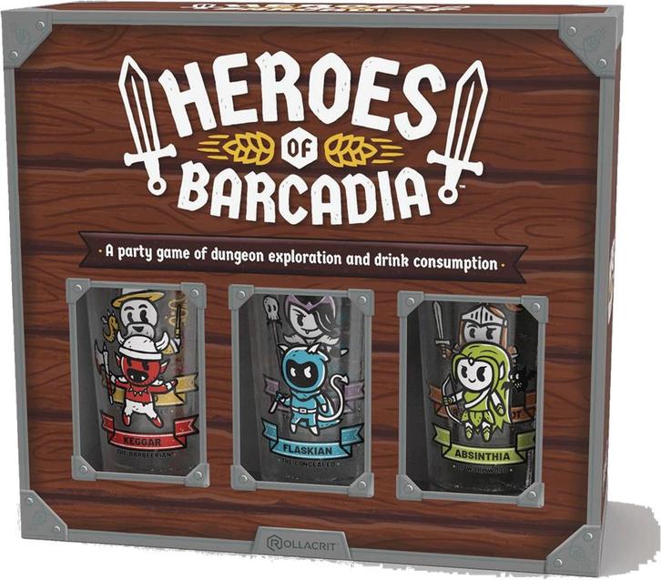 Heroes of Barcadia Base game | Rollacrit Corp. -, Hobby en Vrije tijd, Gezelschapsspellen | Bordspellen, Nieuw, Verzenden