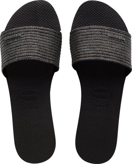Havaianas YOU MALTA - Zwart - Maat 37/38 - Dames Slippers, Kleding | Dames, Schoenen, Nieuw, Verzenden