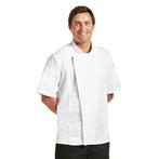 Chef Works Springfield unisex koksbuis met rits wit |, Verzenden, Nieuw in verpakking