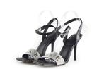 Nikkie Sandalen in maat 39 Zwart | 10% extra korting, Verzenden, Zwart, Sandalen of Muiltjes, Zo goed als nieuw