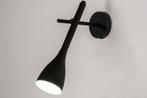 Rietveld Wandlampen - Zwart - Metaal, Huis en Inrichting, Lampen | Wandlampen, Verzenden, Nieuw