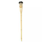 Benson Sfeervolle bamboe tuinfakkel - solar - 78 cm - war..., Ophalen of Verzenden, Nieuw