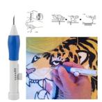 Punchnaalden verstelbare kunststofset 7 delig diy 1.3mm, Ophalen of Verzenden, Nieuw