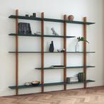 *WOONWINKEL* Tenzo Bridge Open Wandkast 224 Cm Groen Met Eik, Verzenden, Nieuw