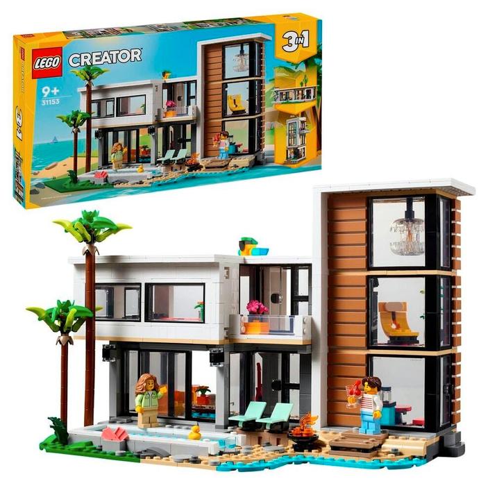 LEGO Creator 3-in-1 31153 Modern Huis, Kinderen en Baby's, Speelgoed | Duplo en Lego, Nieuw, Verzenden