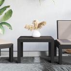 vidaXL Tuintafel 59x47x40 cm PP antracietkleurig, Verzenden, Nieuw, Kunststof