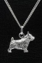 Zilveren Norwich terrier ketting hanger - groot, Nieuw, Verzenden