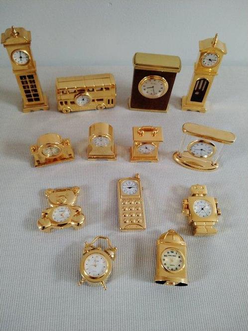 Themacollectie - Lot de 13 mini horloges de collection, Antiek en Kunst, Curiosa en Brocante
