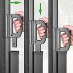 Zijluifel Nosara Creme 180x300cm Uitschuifbaar, Tuin en Terras, Verzenden, Nieuw