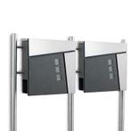 Dubbele Staande Brievenbus - Grafiet, Tuin en Terras, Brievenbussen, Verzenden, Nieuw