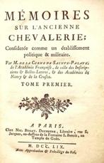 DE LA CURNE DE SAINTE-PALAYE Jean-Baptiste. - Mémoires sur, Antiek en Kunst